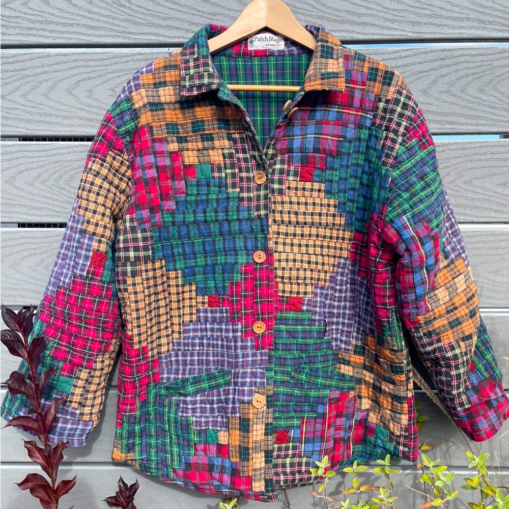 PATCH MAGIC VINTAGE JACKET Quilted Patchwork Jacket. In fantastic condition!
